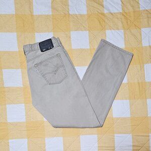 Levi Strauss & Company 514 Khaki Jeans 34W 32L
